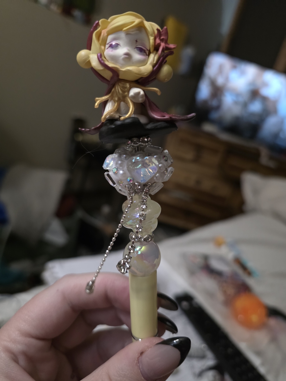 Handcrafted Skull Panda Pen